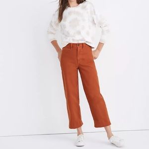 Madewell Slim Emmett Wide Leg Crop Pants